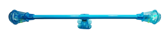 Plastic Children's Twirling Baton with Flashing Lights Assorted Colours 216 (Parcel Rate)