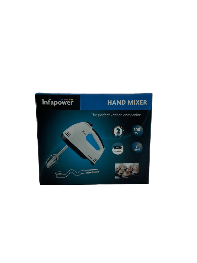 Infapower 7 Speed Hand Mixer 100w Model NO. X101 (Parcel Rate) - Image 3