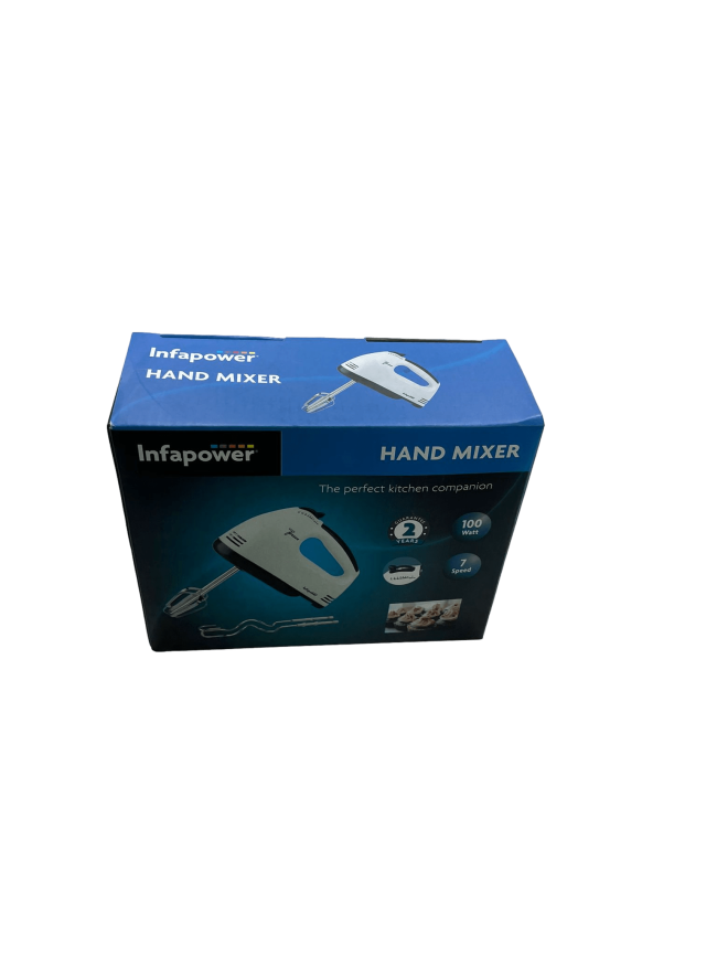 Infapower 7 Speed Hand Mixer 100w Model NO. X101 (Parcel Rate) - Image 2
