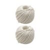 2 x 30 Metres Pack Cotton Ball String Craft Cotton Ball Off White P2407 (Parcel Rate) - Image 2