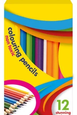 Cre8 Colouring Pencils Pack of 12 Assorted Colours P2123 (Parcel Rate)Pack Of 3