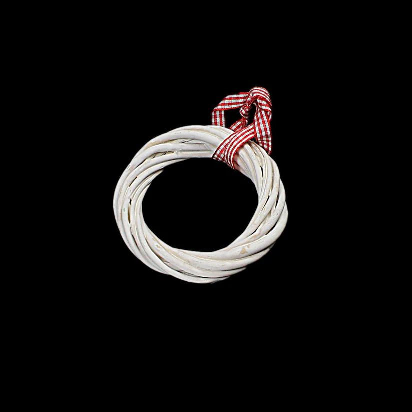 Garden Decoration Round Straw Circle 20 cm 3548 (Parcel Rate) Pack OF 2