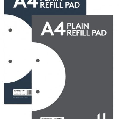 A4 Plain Refill Pad Home School Student Note Pad Refill Paper P1029 (Parcel Rate)