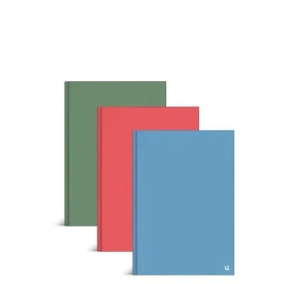 A6 Hardback Notebook Colour 2pk Assorted Colours P1103 (Parcel Rate)Pack Of 3