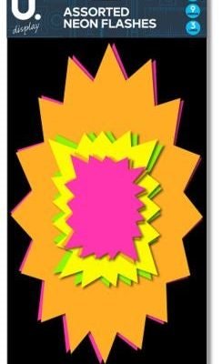 Assorted Neon Flashes  P2033 (Large Letter Rate)