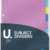 Paper File Subject Dividers Pack of 10 P2090 (Large Letter Rate) - Image 2