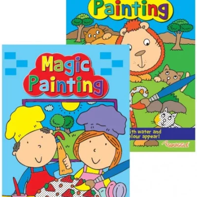 Children's Craft Magic Painting Book 1 & 2 A4 Size P2165 A (Large Letter Rate)Pack Of 3