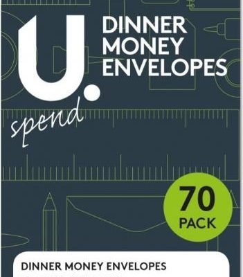 Dinner Money Envelopes 70pk 13.5 x 10.1 x 2.6cm P2223 A (Large Letter Rate)