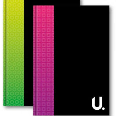 A4 Hardback Writing Notebook School College Office P2527 (Parcel Rate) Pack Of 3