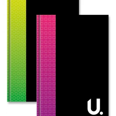 A7 Hardback Notebook Pack of 3 Assorted Colours P2534 (Large Letter Rate)Pack Of 3
