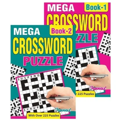 A5 Crossword Book 21 x 14.8 x 1.4cm Assorted Designs P2593 A (Large Letter Rate) Pack Of 3
