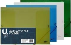 A4 Elastic File Folder Home School Work  4145 (Parcel Rate)
