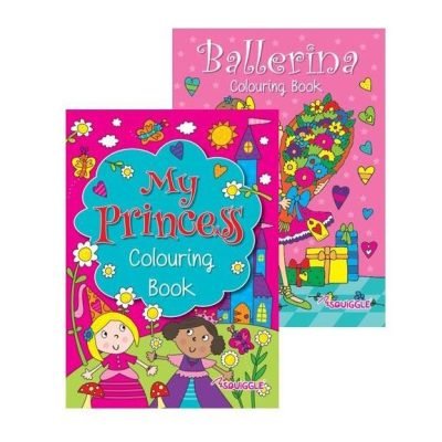 Ballerina & Princess Colouring Book Art and Crafts Girls Fun Book x 1 P2808 (Parcel Rate)