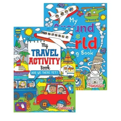 My Travel Activity Book My Around The World Colouring Book P2856 (Parcel Rate) Pack Of 3