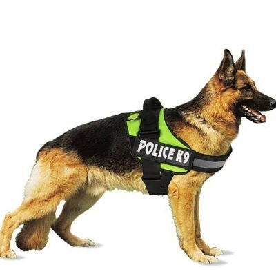 Police K9 Dog Harness Multi Colours Dog Harness Large Assorted Colours K9L (Parcel Rate)
