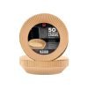 SQ Professional Kitchen Baking Brown Paper Air Fryer Liners Round 16 x 4.5 cm 50pcs 10610 (Parcel Rate)
