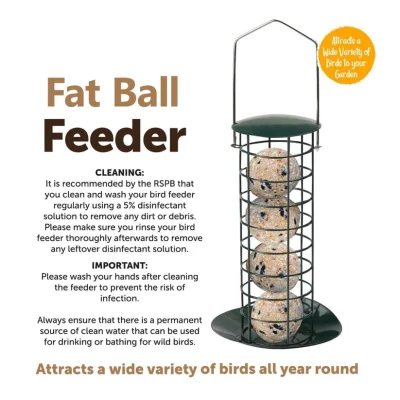 Garden Fat Ball Bid Feeder 24 cm 1065 A (Parcel Rate)