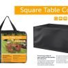 Garden Woven Table Cover 126 x 126 x 74cm 3268 (Parcel Rate) - Image 6