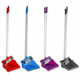 Economic Dustpan And Brush Household Use Kitchen Cleaning Assorted Colours ZP139 A (Big Parcel Rate) - Image 3